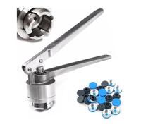Pince à sertir à main pour bouchons de 13 à 32 mm | Scellant robuste en acier inoxydable | Laboratoire domestique et bricolage pour flacons en verre, bocaux