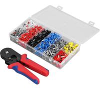 Pince à sertir ajustable avec 1200pcs Ferrule Terminal pour 0.25?10mm2