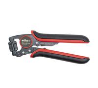 Pince à sertir automatique pour embouts de fils sertissage carré, avec tête de sertissage rotative - WIHA - 45223
