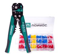 Pince à sertir automatique professionnelle | 270 accessoires de cosses à sertir incl.