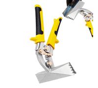 Pince à sertir courbe ergonomique à la main | Pliez les métaux pour toitures, revêtements, gouttières, isolations, travaux métalliques, châssis, installations HVAC et