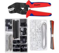 Pince à sertir Dupont, ensemble de 1550 pièces, connecteurs 2,54 mm et cosses à sertir, 460 pièces JST-XH, connecteurs à sertir 2,54 mm et boîtiers pour câbles de section 0,1-1 mm²