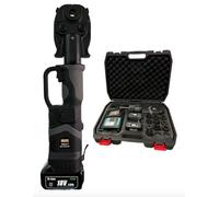 Pince à sertir électrique 12-32mm Cuivre, Multicouche, PER - Tête rotative 180° - Kit complet 15 matrices + mallette - RICCO 007
