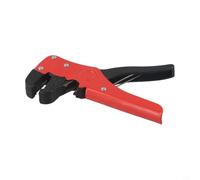 Pince à sertir en acier robuste 168 mm | Bord trempé par induction, coupe 0,08-5,5 mm, retour à ressort, poignée rouge noire, réparation électrique
