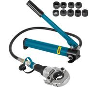 Pince à sertir hydraulique 6T V12-28 mm TH16-32 mm, pince à sertir en V/TH, mâchoires à tête pivotante à 360°, pince à sertir manuelle PE-X pour tuyaux composites PEX PE-X PB