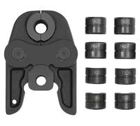 Pince à sertir hydraulique, acier trempé durable, compatibilité universelle, noir
