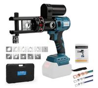Pince à Sertir Hydraulique Compatible avec Makita 18V Pince à Sertir électrique pour Cuivre 16-300 mm² / Aluminium 10-240 mm² Cosses de Câble, Sertissage Continu pour Câbles (Sans Batterie Chargeur)