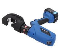 Pince à sertir hydraulique, force de sertissage 120 kN, rechargeable, bleu marine