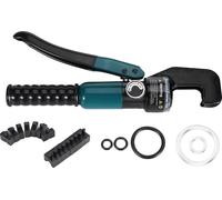 Pince à sertir hydraulique, longueur env. 30 cm, plage de sertissage 12AWG-2/0AWG, force de sertissage 80KN, hauteur de levage 12 mm, compatibilité des outils de sertissage 12AWG-2/0AWG