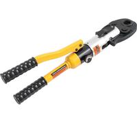 Pince à sertir hydraulique - Manuelle 10 t - 8 mâchoires U & TH 16–32 mm - Course 20 mm - Avec coffret - Jaune