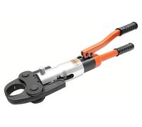Pince à sertir hydraulique - Pince à sertir manuelle CW-1632 - Force de serrage de 10 tonnes - Matrice en V - Embouts interchangeables - Outil de sertissage pour tubes et flexibles - Poignée ergonomiq
