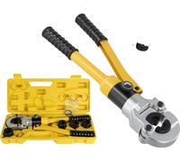 Pince à sertir hydraulique, plage de sertissage 16-32mm², matériau acier, entrée d'huile à deux vitesses, tête pivotante à 360 degrés, fonction soupape de sécurité