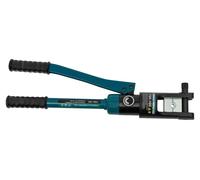 Pince à sertir hydraulique - YQK-300 - Force de sertissage de 120 kN - 11 paires de matrices - 16–300 mm² - Pour cosses de câble - Àmanuelle - Verte