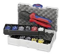 Pince à sertir - KNIPEX - 97 90 23 - embouts 0,25-6 mm² - assortiment cosses - mallette MINI-systainer