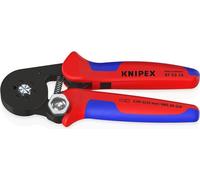 Pince à sertir Knipex, à réglage automatique, pour embouts, à insertion latérale, 180 mm, 1 pièce.