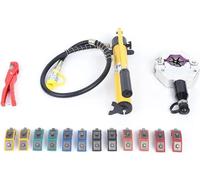 Pince à sertir les durites de climatisation hydraulique, F7842F Kit, 7 matrices, jaune