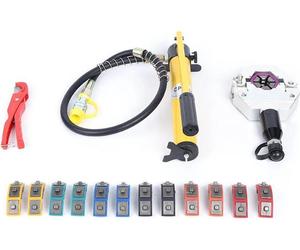 Pince à sertir les durites de climatisation hydraulique, F7842F Kit, 7 matrices, jaune