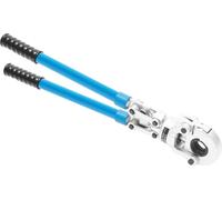 Pince à sertir les tubes - CW-1632 - Jeu de 9 mâchoires de sertissage 12-32 mm - Pour tubes composites en cuivre et aluminium - Longueur 55-74 cm - Acier au carbone forgé - Poignée ergonomique - Bleu 