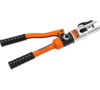 Pince à sertir - Outil de sertissage manuel - Force de sertissage 10 t/10.000 kg - 8 mâchoires U16/20/25/32 & TH16/20/26/32 mm - Pour PB/PEX - Orange