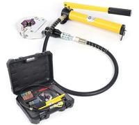 Pince à sertir Outil de sertissage pour climatisation automobile Kit d'outils de sertissage pour tuyaux sous pression Kit de sertissage pour climatisation Réparation automobile