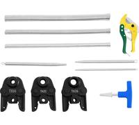Pince à sertir - Outil de sertissage pour profilés TH - Pour tubes composites et multicouches - Compatible avec les profilés TH16, TH20 et TH26 - Outil à main pour la plomberie