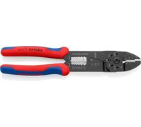 Pince à sertir - Pince - Pour travaux sur les câbles - Avec trous pour fils - 240 mm - Noire