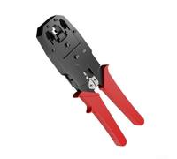 Pince à sertir pour câble réseau RJ45 RJ11 RJ12 avec pince à dénuder et poignée ergonomique pour connecteurs 4P 6P 8P (A)