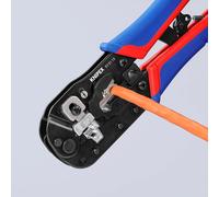 Pince à sertir pour fiche western RJ45 - 191 mm - Avec poignées multi-composants Knipex