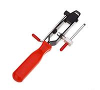 Pince à sertir pour joints automobiles jusqu'à 10 mm - Outil de bande en acier pour tuyaux de refroidissement et de vide - Rouge et noir