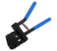 Pince à sertir pour ourlets - Outil de travail des tôles - Acier au carbone - Sertissage de 5 mm - Crimpage de 13 mm - Double fonction