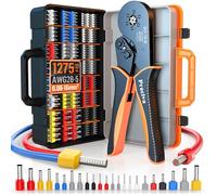 Pince à Sertir Preciva SO 16-6 0.08-16mm² avec 1275pcs Embouts et Valise