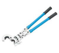 Pince à sertir - Presse manuelle pour profilés en V et TH - Pour tubes en cuivre et composites - Tête pivotante à 360° - Bleu foncé