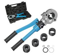 Pince À Sertir Professionnelle Hydraulique Avec 4 Matrices TH16/TH20/TH26/TH32, Sertisseuse 360° Pour Tuyaux Acier Inoxydable