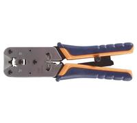 Velleman Pince à sertir professionnelle pour RJ45 8P8C – Couper, dénuder et sertir