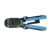Pince à sertir professionnelle pour le sertissage de connecteurs modulaires 4p4c (rj10), 6p4c (rj11), 8p8c (rj45), dek