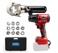 Pince à sertir sans fil compatible avec Makita 18 V pour cosses de câble Cu | Pince à sertir hydraulique sans balais 16 mm²-300 mm² Outil de sertissage continu