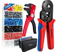 Pince à sertir Set d'embouts 0,25-10 mm² 1200 pièces, pince à dénuder incluse