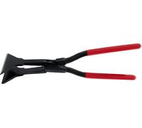 Pince à sertir STUBAI 100 mm – traversante, droite – acier au carbone C45 – pince à sertir d'angle avec mâchoires trempées – outil pour tôles de haute qualité fabriqué en Autriche – 920 g – article 28