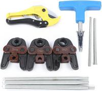 Pince à sertir TH-Kontur - Insert pour pince à sertir les tuyaux PEX/PE 16-20-26 mm - Métal - Ouverture max. 41–44,5 mm - Dimensions : 15 x 10,1 cm - Noir