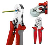 Pince à sertir universelle T_10 pour cosses de connexion, de 0,5 à 10 mm², en acier inoxydable, longueur 180 mm