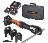 VEVOR Kit de sertissage de tuyaux V15 - 2 batteries, mâchoires 22/28