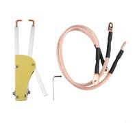 Pince à souder par points réglable en acier inoxydable pour tôle Pince à souder résistante aux hautes températures avec revêtement époxy Pince à préhension ergonomique pour projets de soudage à points