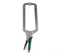 Pince à souder professionnelle verrouillable de 27,9 cm avec coussinet pivotant - Poignée de taupe réglable pour les tâches d'alignement de la tôle, gorge de 25 mm (45,7 cm)