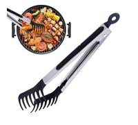 Pince à spaghetti ergonomique en acier inoxydable | Pince à pâtes à spaghetti précise pour la cuisine à la maison, la cuisine, le barbecue, le steak, les fêtes en plein air