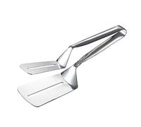 Pince à steak,pince à pelle double face pelle en acier inoxydable pour poisson frit Flip poisson pince à steak multifonction spatule à steak frit pour cuisine,restaurant,pizza,barbecue,poisson frit