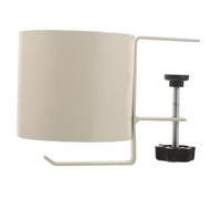 Pince à Tasse de Bureau de 85mm en Fer Crochet Casque | Montage sans Perçage sous Plateau, Fixation à Clip pour Bords de Table, Blanc