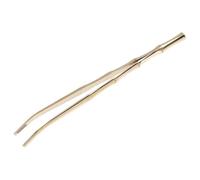 Pince à Thé en Cuivre pour Tasse, Anti-brûlure, Légère, Ergonomique | Bavures, pour Cérémonie du Thé, Adaptée aux Tasses et Salades, Finition Or, Prise Sûre