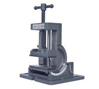 Pince à tige de guidage inclinable pour perceuse à angle réglable de 0 à 90 degrés, pince à bec plat de 7,6 cm et 10,2 cm pour étau d'établi et fixation de perceuse, robuste et durable