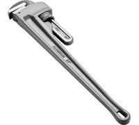 Pince à tuyaux droite en aluminium 24 e plomberie réglable - Mâchoire CRV - Outil pour la plomberie et les travaux de tuyauterie