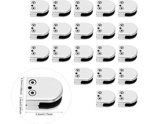 Pince à verre, acier inoxydable 304, plage de serrage 8-10 mm, dimensions de l'emballage 22,5 x 15 x 6 cm, design moderne, poids net 2,07 kg